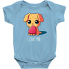 puppy love Baby Bodysuit
