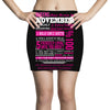 quens are born in november Mini Skirts