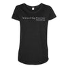 wicked big pats fan new england football Maternity Scoop Neck T-shirt