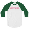 Satan Is My Sugar Daddy 3/4 Sleeve Shirt