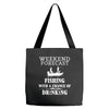 fishing funny Tote Bags