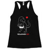 pregnant rex white and red color Racerback Tank