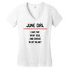 June Girl Women's V-Neck T-Shirt
