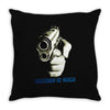 partner's in crime black funny Throw Pillow