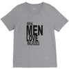 real men love walrus funny V-Neck Tee