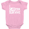 i can survive cancer Baby Onesie