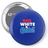 red white and cute Pin-back button