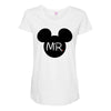 Mr. and Mrs. Matching Maternity Scoop Neck T-shirt