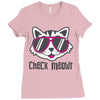 CHECK MEOWT CAT Ladies Fitted T-Shirt