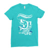the best catch of his life! Ladies Fitted T-Shirt