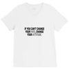 CHANGE YOUR ATTITUDE V-Neck Tee