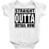 straight outta retail row Baby Bodysuit
