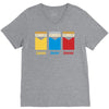 red shirt V-Neck Tee