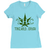 THC Toke Hold Cough T-Shirt Ladies Fitted T-Shirt