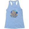 polygon bear graphic Racerback Tank