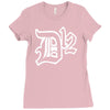 new d12 rap hip hop music classic logo Ladies Fitted T-Shirt