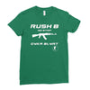 counter strike rush b no stop gun gamer game Ladies Fitted T-Shirt