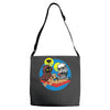 sandbox battle 1 Adjustable Strap Totes