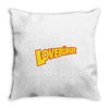 love burger Throw Pillow