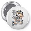 you burn yourself Pin-back button