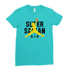 Super Saiyan Air Ladies Fitted T-Shirt