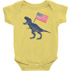 Patriotic T-Rex Baby Bodysuit