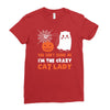 i'm the crazy cat lady Ladies Fitted T-Shirt