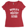 worlds greatest farter funny fathers day new men t shirt w10 Women's Triblend Scoop T-shirt