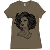 fashion girl Ladies Fitted T-Shirt