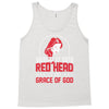 american by birth redhead by the grace of god Tank Top