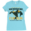 mordor fun run Ladies Fitted T-Shirt