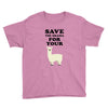Save The Drama For Your Lama Youth Tee