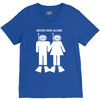 never dive alone scuba diving V-Neck Tee