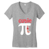 Cutie Pi Women's V-Neck T-Shirt