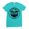 crystal lake consuelor est 1935 Ladies Fitted T-Shirt