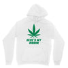 Support Liver Cancer Awareness With A Emerald Cannabis Leaf Hoodie