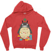 totoro christmas tree Zipper Hoodie