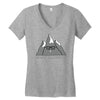 Nerd Mount Cleverest Women's V-Neck T-Shirt