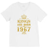 kings are born in 1967 V-Neck Tee