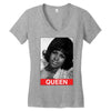 Aretha Franklin Queen Women's V-Neck T-Shirt