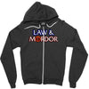 law &amp; mordor Zipper Hoodie