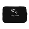 lucky fuers dice Laptop sleeve