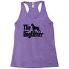 the dogfather boxer Racerback Tank