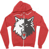 KING OF THE WOLF Zipper Hoodie