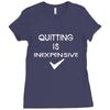 quitting Ladies Fitted T-Shirt