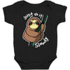 slow sloth Baby Bodysuit