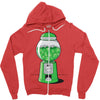 brussels sprout machine Zipper Hoodie