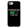 low battery introvert pun humor iPhone 8