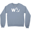 w anchor funny pub joke Crewneck Sweatshirt
