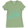 snooker where's the cue ball going Ladies Fitted T-Shirt
